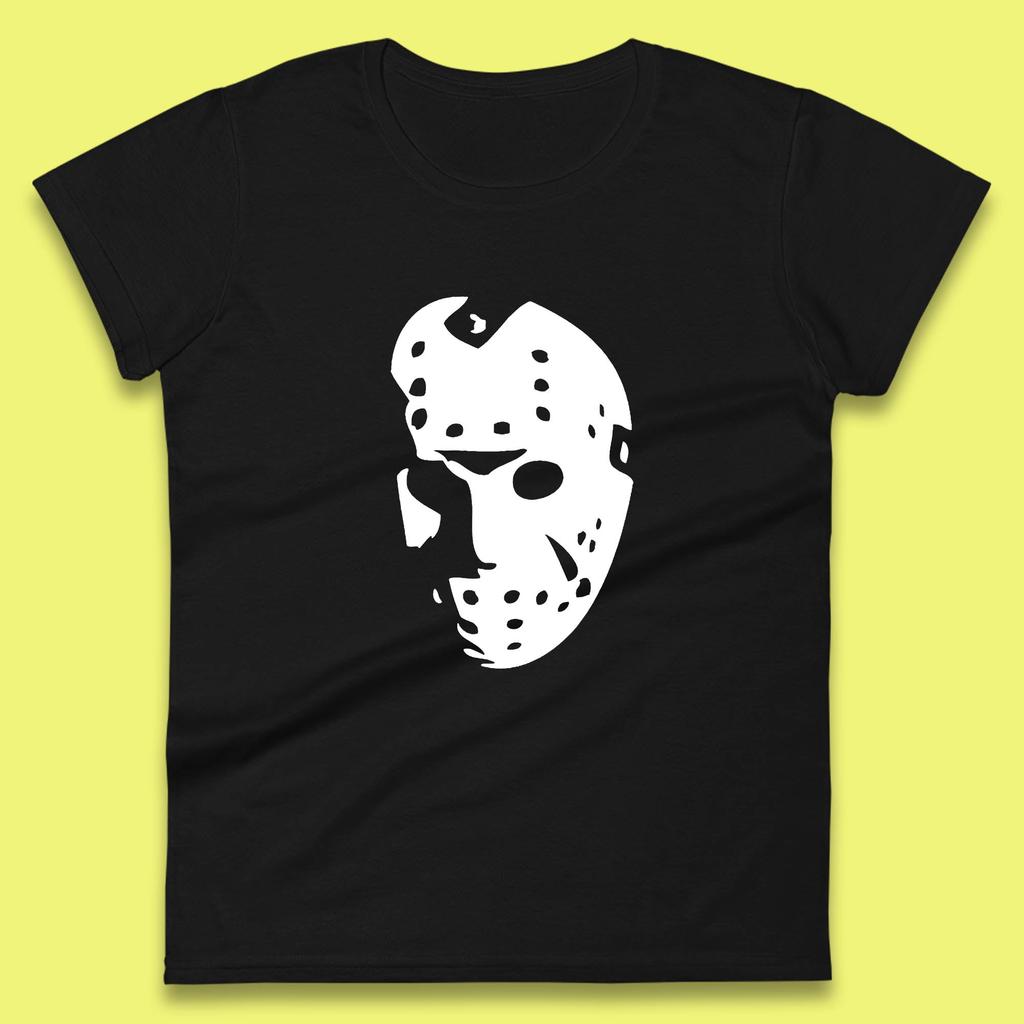 Halloween Jason Voorhees Horror Face Mask Friday The 13th Horror Movie Character Womens Tee T Shirt Mens Tops Unisex Top