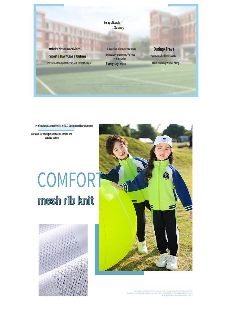 Herbst Sportuniform Set für Kinder - Grundschule & Kindergarten
