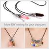 Waxed Leather Cord DIY Jewelry Shiny Thread String Strap Chain With Clasp Necklace Rope Jewelry Making Supplies Wholesale