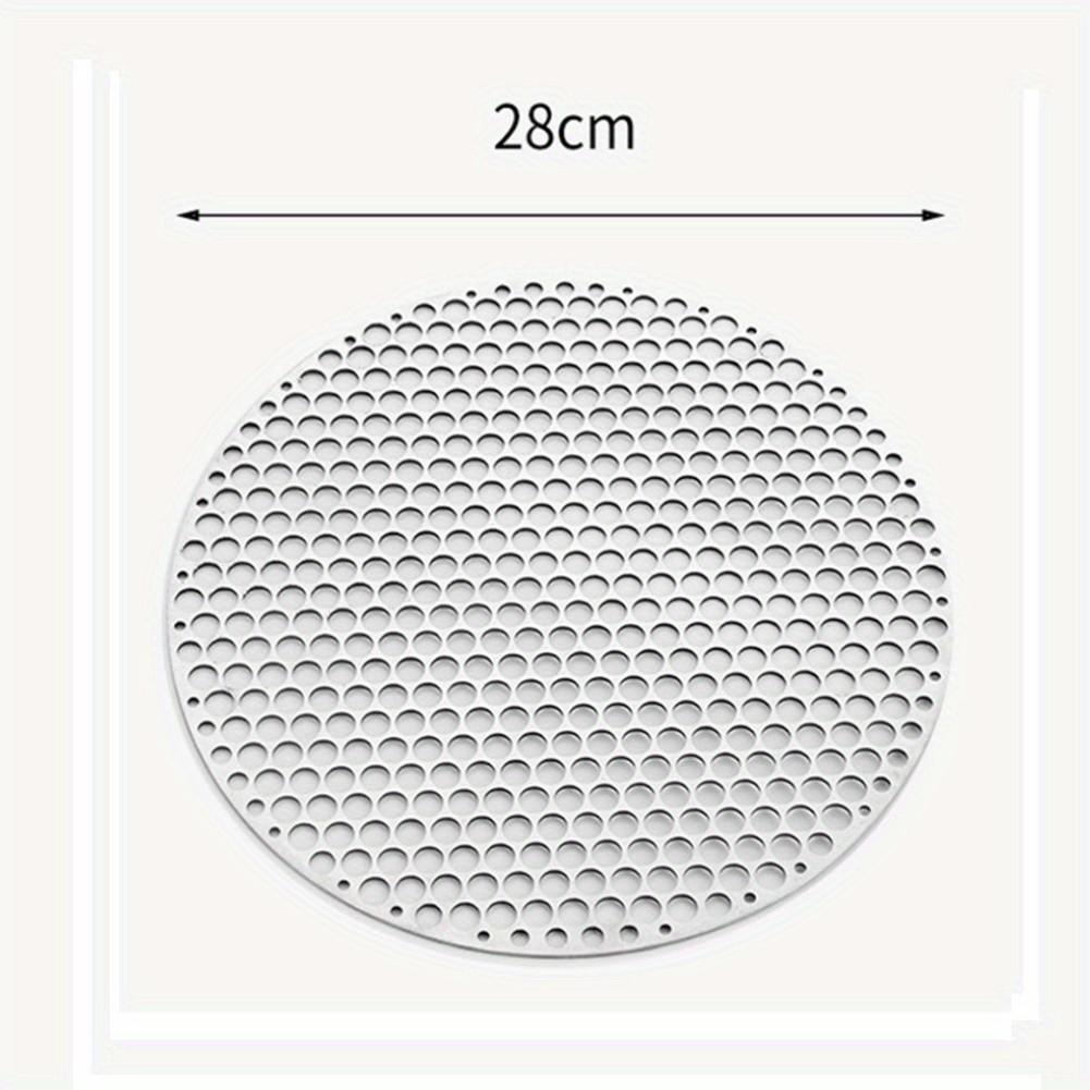 Stainless Steel Barbecue Net Round Metal BBQ Mesh Grate Grid Camping Picnic Food Rack BBQ Grill Kitchen Tool Accessories28cm