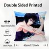 G-Ghost in The S-Shell Pillow Case Plush Fabric Soft  Pillowcase Double Sided Print Cushion Cover Household Gifts