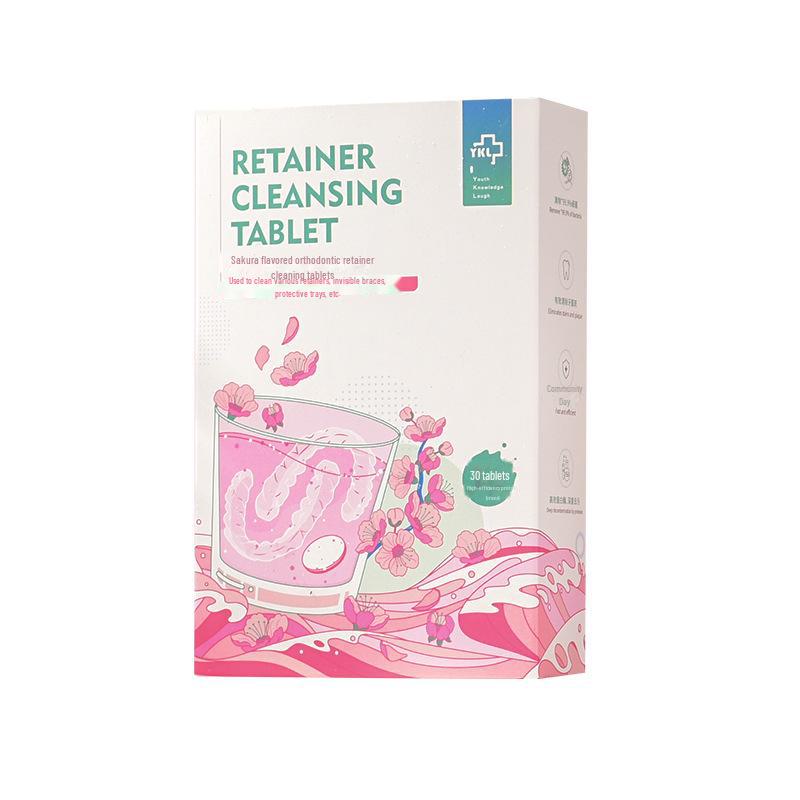 Cross-Border Jacqueline Cherry Orthodontic Cleaning Tablets for Braces & Retainers