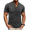 Camiseta Casual de Manga Corta para Hombre con Cuello Redondo Estilo Europeo y Americano Top Básico de Verano para Exteriores