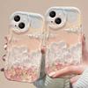 Oil Painting Flowers On the Cloud for Iphone17promax Mobile Phone Case Apple 15 Anti-drop 14pro Japan and Korea 13/16