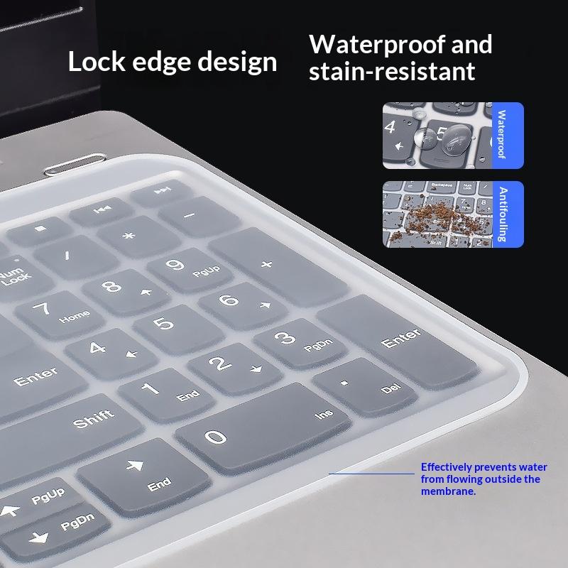 Universal Laptop Keyboard Cover Ultra Thin High Transparency Dustproof Waterproof For Home Office Daily Use