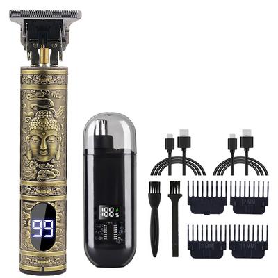 New Nose Hair Trimmer And T9 Hair Clipper Set For Mens Care Set Portable Mini USB Charging Nose And Ear Hair Trimmer 2025