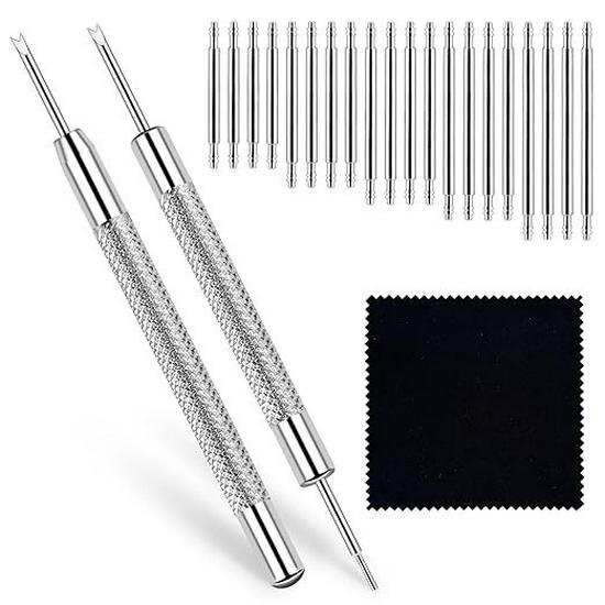 23-Piece Watch Repair Kit: Disassembly, Replacement & Strap Removal Tools with Spring Bar Tool