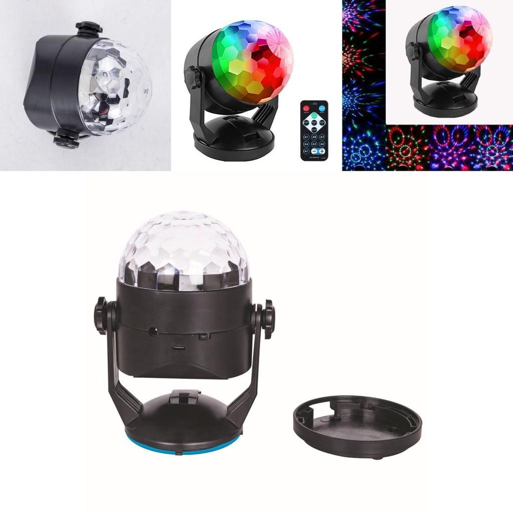 Colorful Rotating Led Projection Light With Remote Control For Car And Home Entertainment