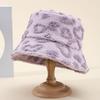 Love Plush Bucket Hat Three-dimensional Printing Pot Hat Men and Women with The Same Thickened Warm Versatile Hat
