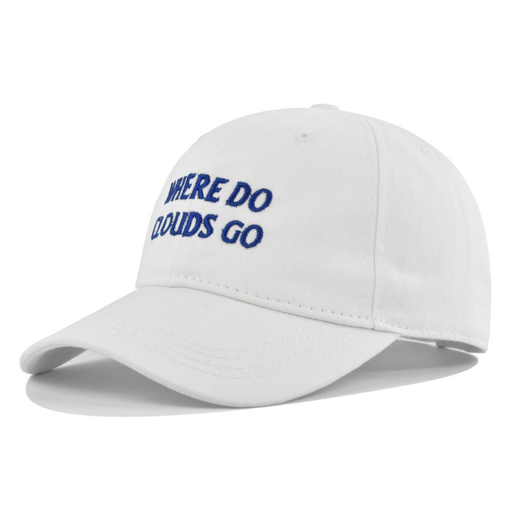 Cap Where Baseball Do Letter Embroidered Duckbill Sunshade Hat Material Cotton