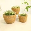 Handwoven Natural Grass Flower Basket Set Home Decor Plant Pot Cover Gift Storage 3 Sizes