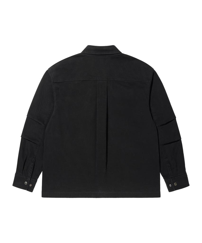 Loghideumatin Lm Cotton Washing Shirt Jacket (Black)