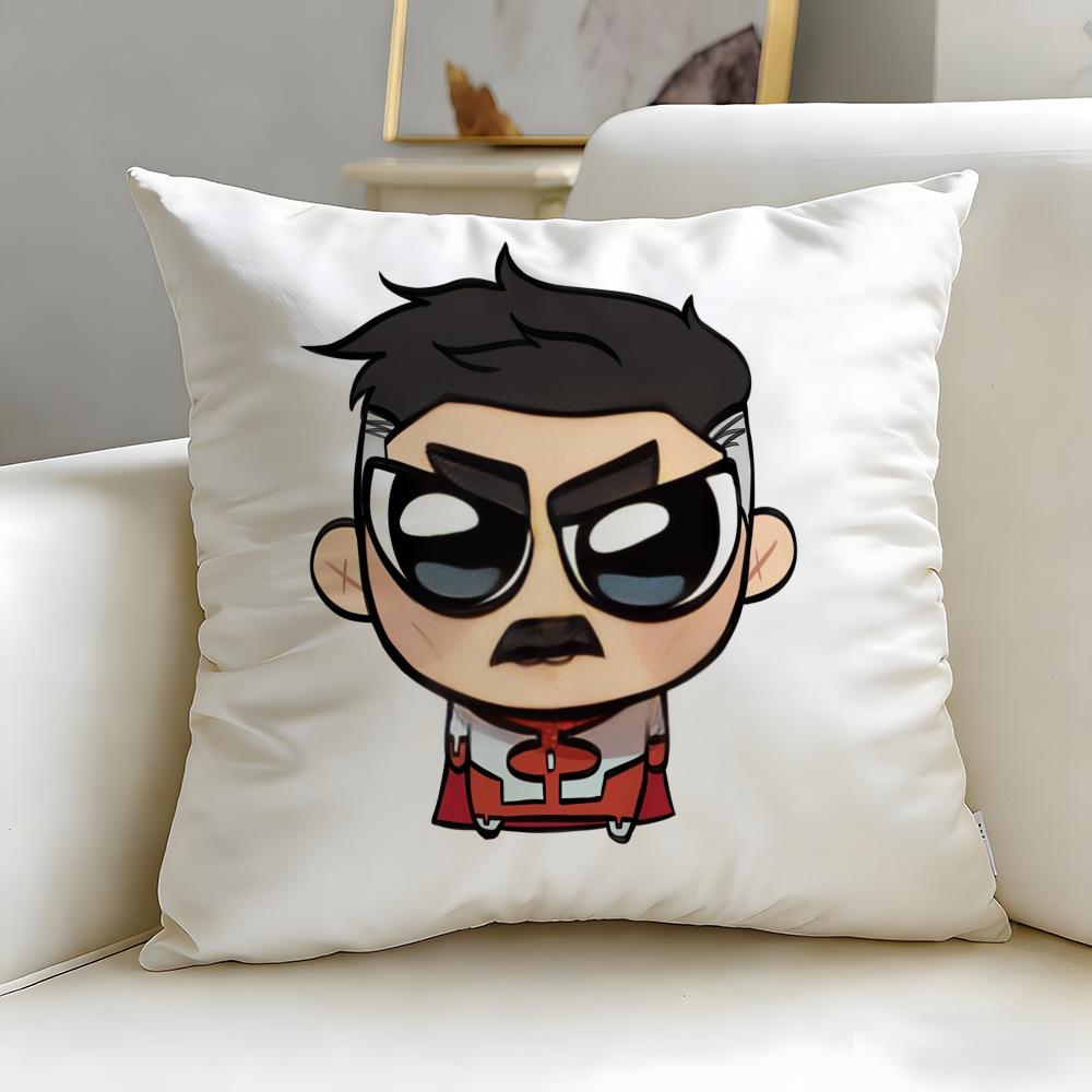 Популярный анимационный сериал Неуязвимый Наволочка Мягкая Легко стирающаяся Наволочка Универсальная для Дивана Кровати Путешествий и Офиса 30X30cm