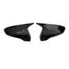 For Hyundai Veloster 2018      ABS Car Rearview Side Mirror Cover Wing Cap Exterior Trim Adhesive Sticker