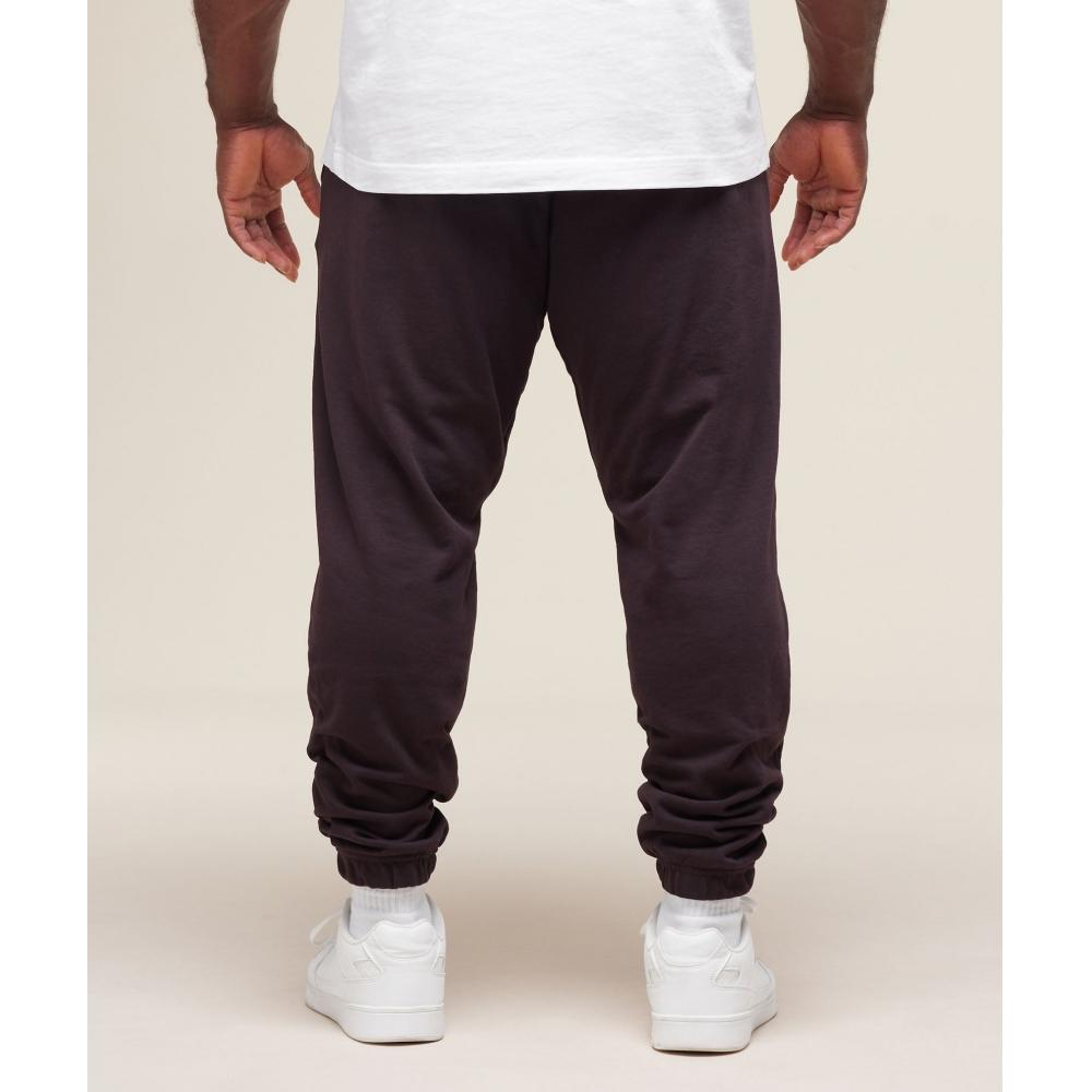 Gymshark Essential Oversized Joggers Plum Brown A2a7t Nbzn