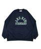 AND NEWSTANDARD College Logo Sweatshirt (Navy)