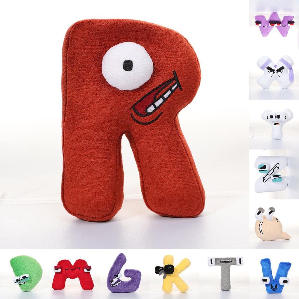 Alphabet Lore Letter A Plush Dolls Baby Educational Toys Home Decor Xmas Gift