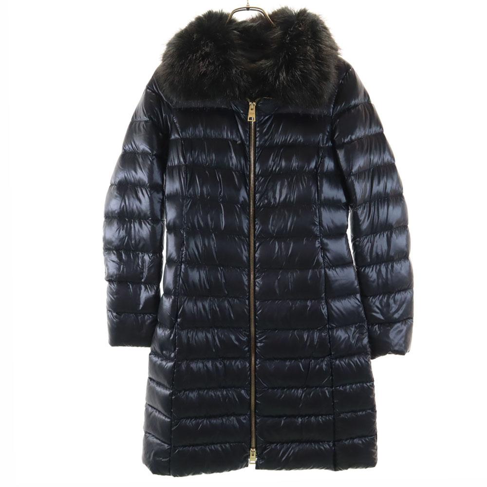 Herno down coat 40 Charcoal Navy Women Used