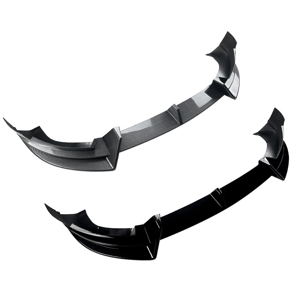 Car Front Bumper Lip Spoiler Diffuser Splitters BodyKit Aprons Cover Guard Trim For Tesla Model Y 2024 2025