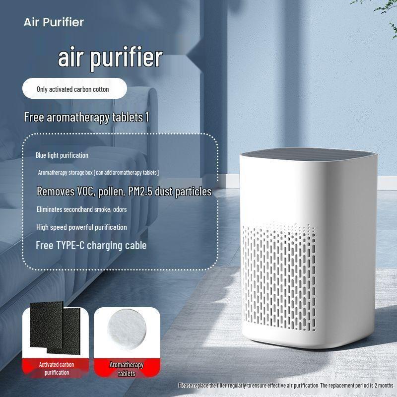 Air Purifier for Removing Smoke Odor, Negative Ions & Formaldehyde - Perfect for Home or Office