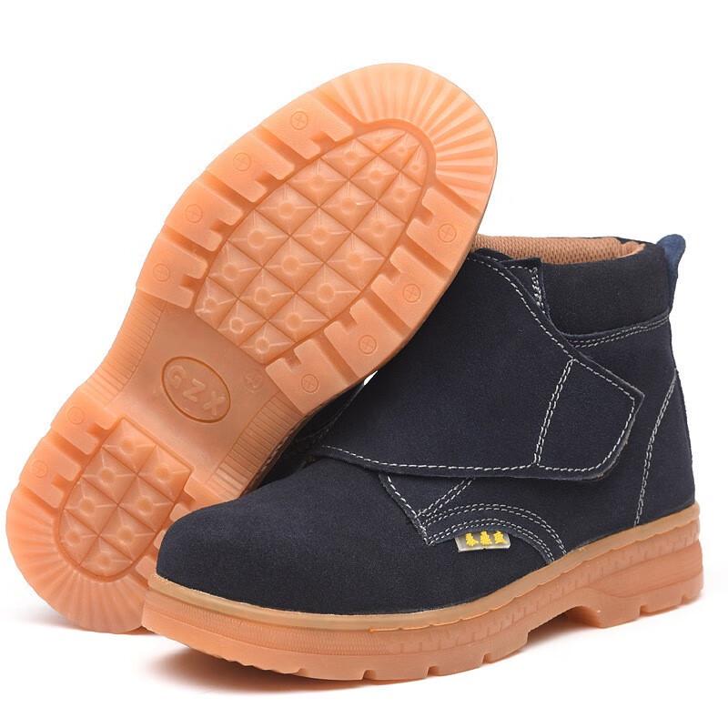 Bo Zong Men s Suede Mid-Top Safety Boots EU 36