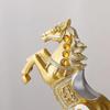 Wine Bottle Holder Tabletop Rack Horse Statue Resin Elegant Decorative Display Stand