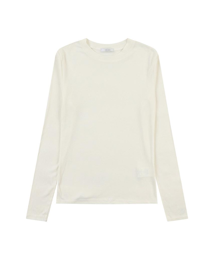 Vanake Round Neck Simple T-Shirt_Vb3Ztsm301Z