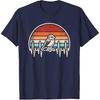 Bird Heartbeat Retro Bird Lover Birdwatching Birding Men T-Shirt