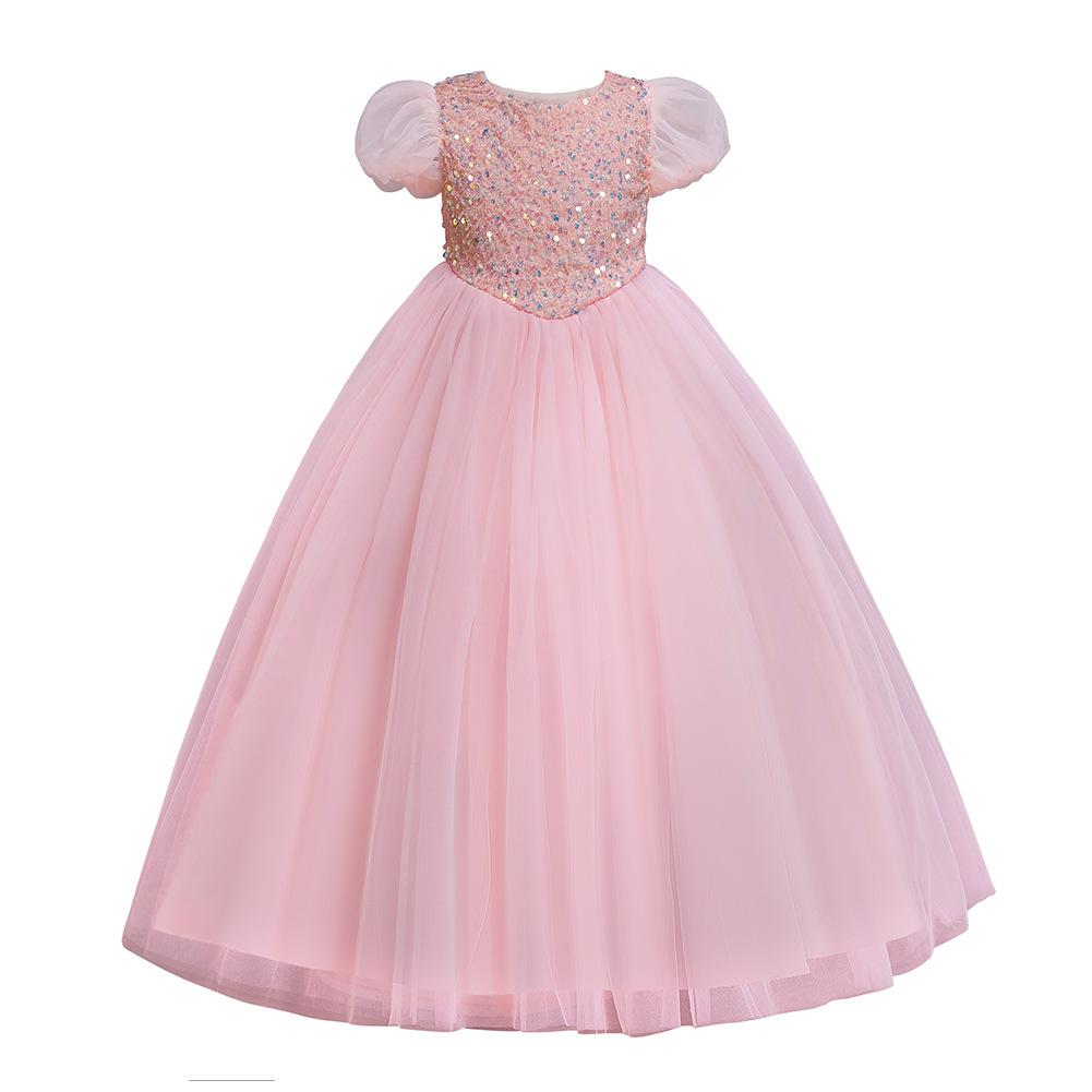 Christmas Girls Baby Birthday Show Piano Performance Tutu Children's Dresses Princess Skirt Party and Banquet Dresses