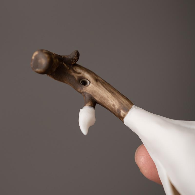 Handmade Ceramic Flower-Shaped Incense Holder for Magnolia Scented Sticks - Zen Home Decor Sandalwood & Agarwood Burner