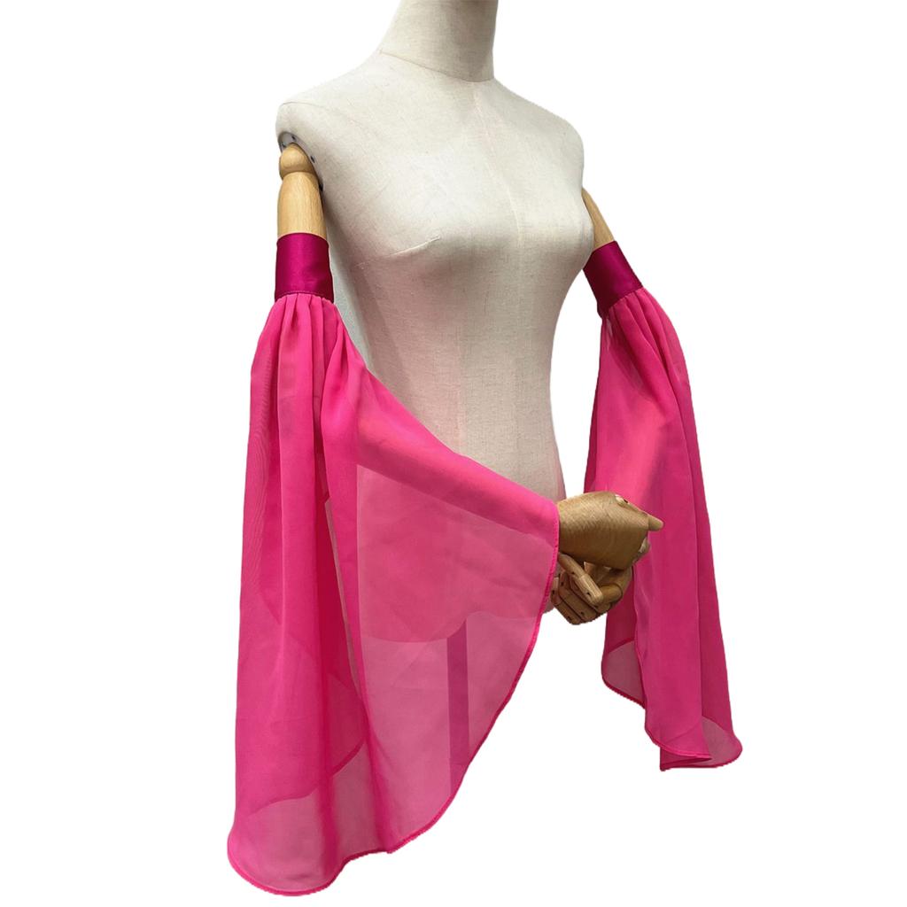 Bride Bishop Sleeve Elegant Arm Cover Simple Long Sleeve Decorative Tulle for Wedding False Simple Gloves Sheer