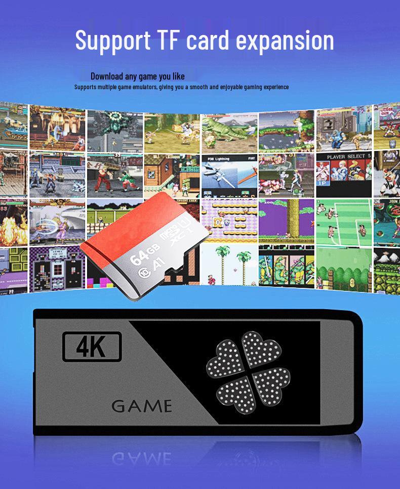 M8 Wireless HD Retro Game Console - PS1 Mini Arcade for Two Players