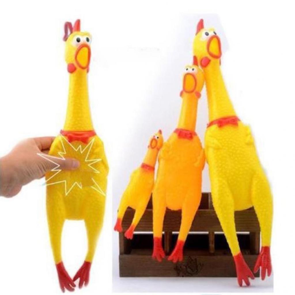 Squeaker Shrilling Screaming Chicken Slow Rising Vent Toy Stress Relieve Gift