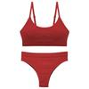 Drahtloses Push-up-Camisole-BH-Set für Damen: Nahtlose, gepolsterte, bequeme Nachtwäsche zum Schlafen, Schöner Rücken, Große Größen, Teenager