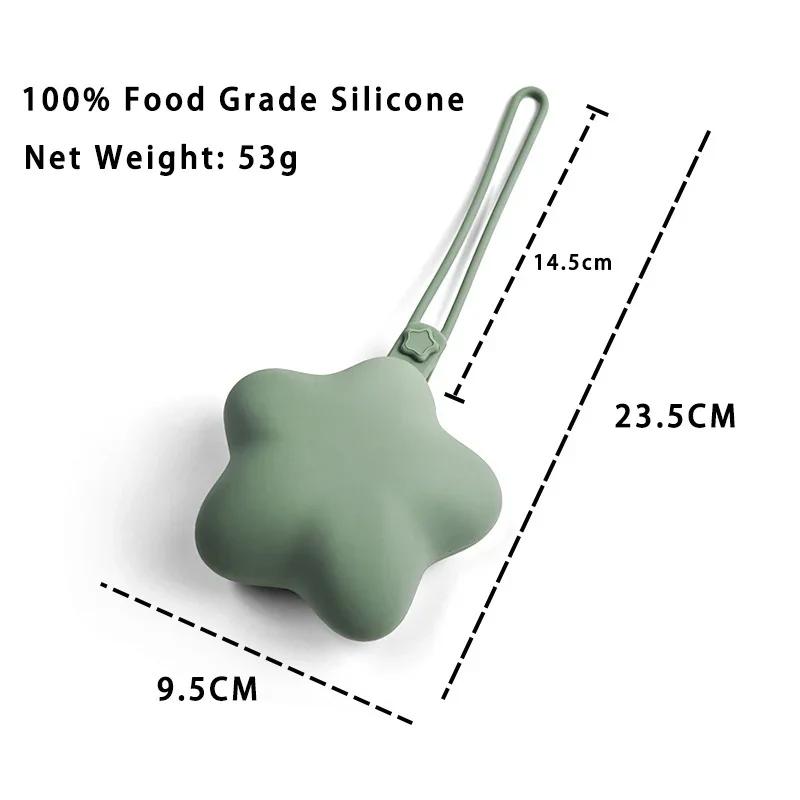 1PC Baby Pacifier Holder Bag Food Grade Silicone Infant Portable Soother Container Box Nipple Storage Box Cases Accessories