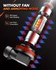 SEALIGHT F1-LED-H11 F1 Series LED Fog Lamp, H8 H11 H16 Bulb, White 7000LM, ,