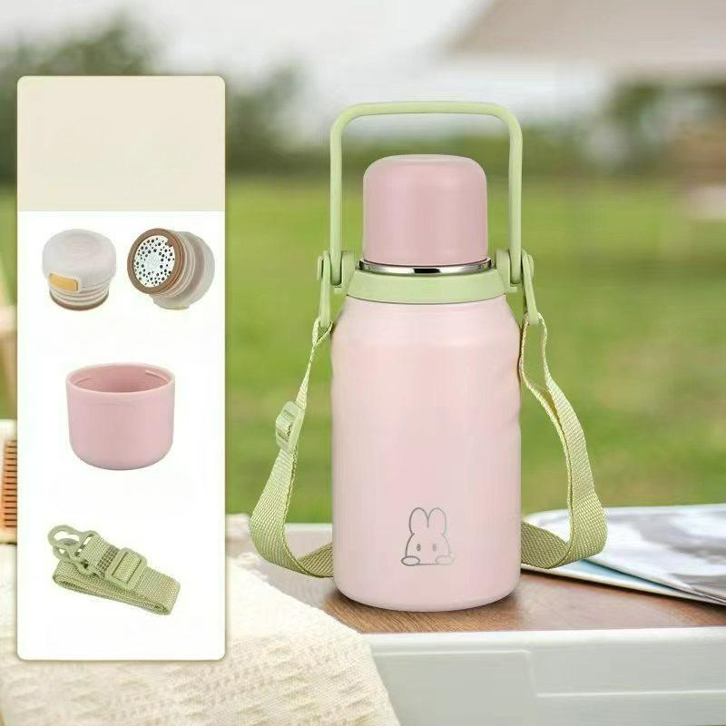 316 Large-capacity Portable Vacuum Flask, Stainless Steel Outdoor Vacuum Flask, Children's Water Cup, Portable Vacuum Flask