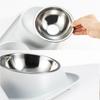 Double Dog for Cat Bowls Stainless Steel Food Water Bowl with Non Slip Plastic Tilted Stand Detachable Dish Easy to Clea