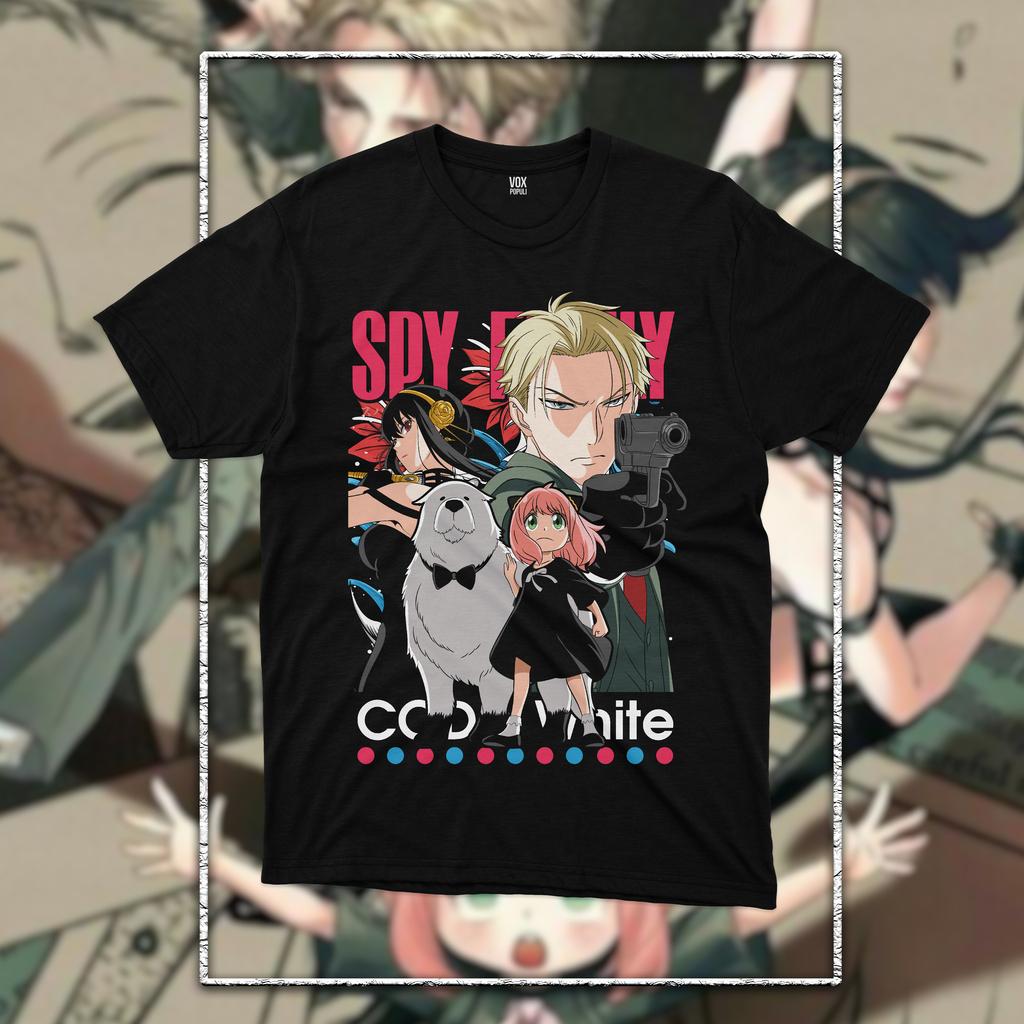 SPY X FAMILY Anime Print Men Cotton T-shirt Casual Cotton High Street Harajuku Short Sleeve Male Female Clothing High Quality Top Tee