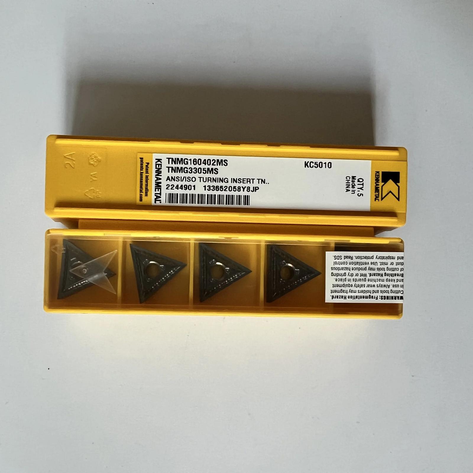 

KENNAMETEL / TNMG160402MS KC5010 / Original carbide blade 10 Pcs