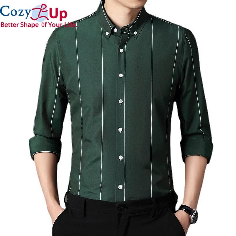 Cozy Up Brand Designer Plaid Mens Shirts for Men Clothing Korean Fashion Long Sleeve Shirt Luxury Dress Casual Clothes Jersey