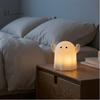 Soft Warm Diffused Lighting Cute Resin Ghost Night Light for Bedroom, Decorative LED Lamp Halloween Party Table Decor Desk Decor, Battery Operated