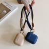 Simple Autumn and Winter Solid Color for AirPods 1 Protective Case Pro1 Bluetooth 1/1 Generation Earphone Case Portable Rope