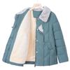 Mom's Winter Coat Short Padded Cotton-padded Jacket 50-year-old Middle-aged and Elderly Women Winter New Warm Cotton-padded Jacket.