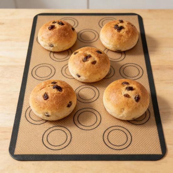 Silicone Baking Mat Liner Safe Heat Resistant Reusable Dishwasher 0.7mm Non-Stick Oven Baking Sheet