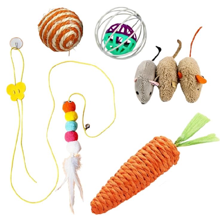 

MultiFunctional Sisal Rope Cats Toy For Pet Cats Engagement Mental Stimulation Activity Toy for Boredom Cats Hunting 1