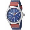 Timex Men's Expedition Scout 40 Watch In Blue/Brown/Gray.