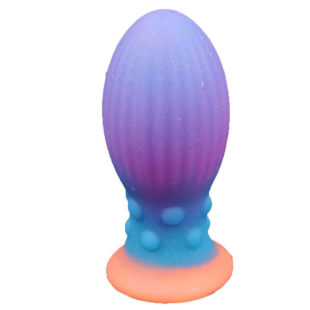 Super Thick Luminous Silicone Anal & Vaginal Dilator Toy for Men and Women