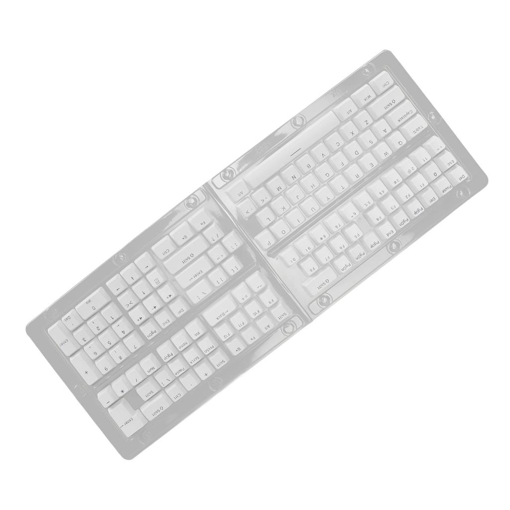 132 Key PBT Keyboard Keycaps OEM Height Secondary Injection Molding   Combination Matte Keycaps for Mechanical Keyboard