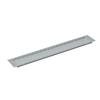 HERRAJES FAB.NACIONAL ALUMINUM BASEBOARD VENTILATION GRID GRID SIZE 450x70 MATTE CHROME FINISH